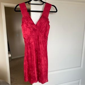 Realisation Par The Roxy silk mini dress in Red Dragon